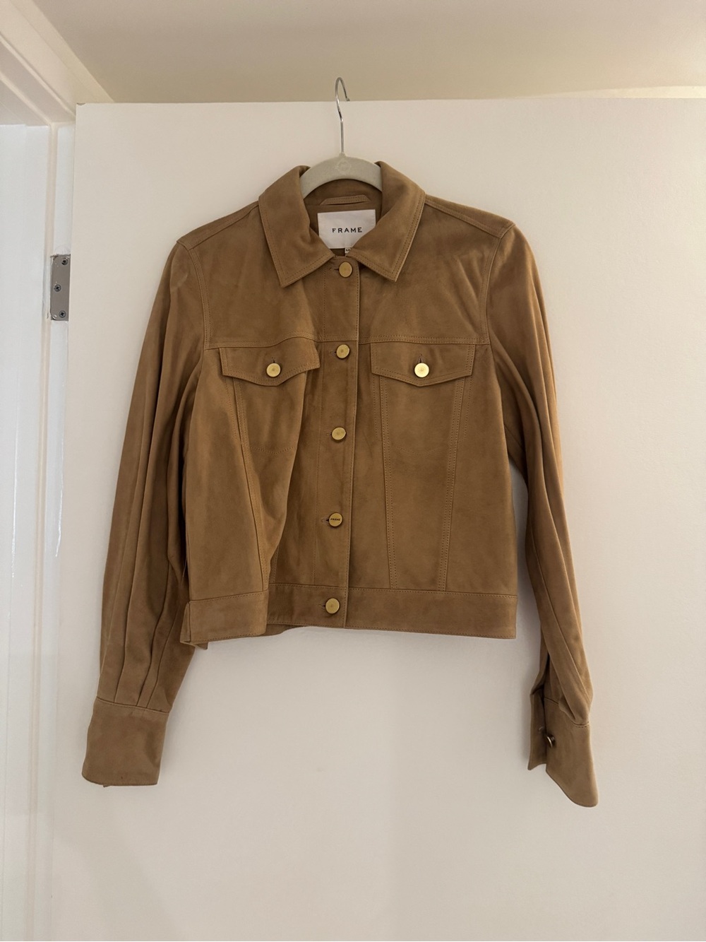 FRAME suede jacket Sz S